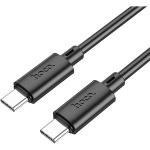 Καλώδιο σύνδεσης Hoco X88 USB-C σε USB-C για Γρήγορη Φόρτιση και Μεταφορά Δεδομένων 60W 20V/3A 1m Μαύρο.