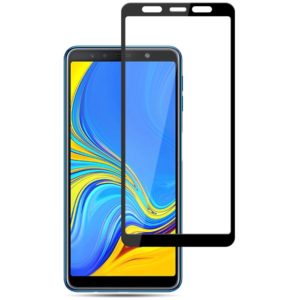 POWERTECH Tempered Glass 5D, Full Glue για Samsung A7 2018, μαύρο TGC-0195.