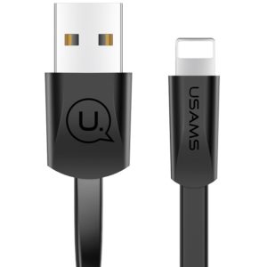 USAMS Καλώδιο USB σε Lightning US-SJ199, 1.2m, μαύρο SJ199IP01.
