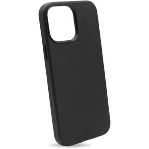 PURO Cover leather look SKY για iPhone 13 Pro 6.1- Μαύρο