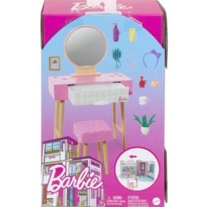 Mattel Barbie: Furniture and Accessory Pack - Vanity Theme (HJV35).
