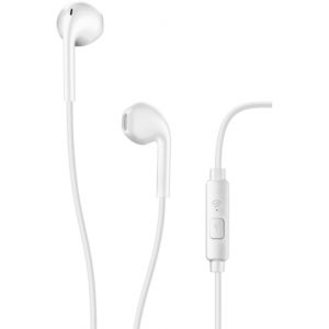 CELLULAR LINE 301018 LIVEW LIVE White Egg-Capsule Earphone With Mic LIVEW