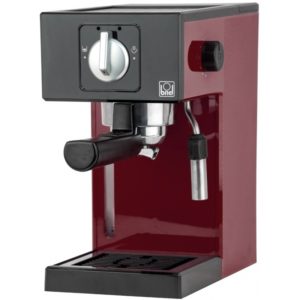 BRIEL μηχανή espresso A1, 1000W, 20 bar, μπορντό BRL-A1-BRD.( 3 άτοκες δόσεις.)