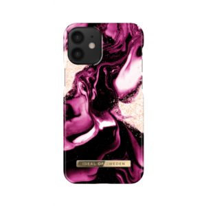 IDEAL OF SWEDEN Θήκη Fashion Case iPhone 12 MINI Golden Ruby Marble IDFCAW21-I2054-319.