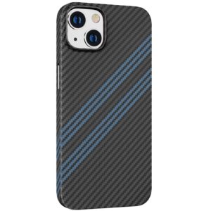 Θήκη Hoco Slim Kevlar Texture για Apple iPhone 14 Μαύρο Μπλε.