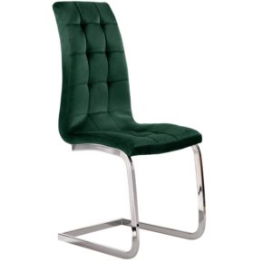 Καρέκλα Varossi Καρέκλα Semina Velvet Κυπαρισσί 42 x 43 x 101 300-310( 3 άτοκες δόσεις.)
