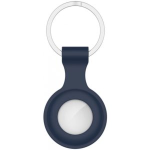 Tech-Protect? Icon Apple Airtag Θήκη Σιλικόνης με Κρίκο - Navy Blue