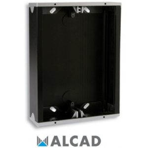 ALCAD CSU-511 Επίτοιχο απλό κουτί iBLACK για 1 ή 2 σειρές