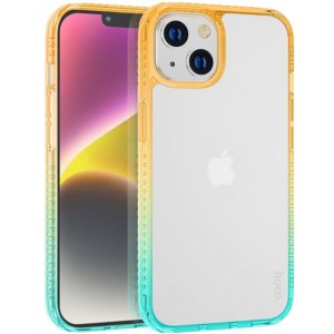 Θήκη Hoco Crystal Color Skin Feel για Apple iPhone 14 Plus Πορτοκαλί Πράσινη.