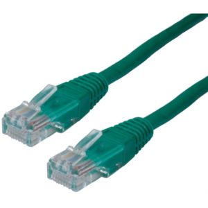 PATCH CABLE CAT6E CCA 1mtr GREEN.