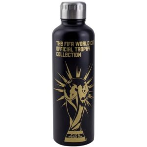 Paladone FIFA (Black and Gold) Metal Water Bottle (PP10275FI).