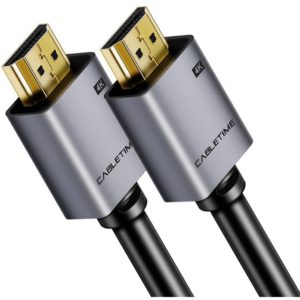 CABLETIME καλώδιο HDMI 2.0 AV566, 4k/60hz, 1m, μαύρο 5210131039090.
