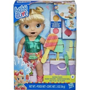 Hasbro Baby Alive: Sunshine Snacks Blond Hair Doll (F1680).