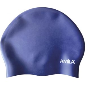 Σκουφάκι Κολύμβησης AMILA Long Hair HQ Μπλε 47026.