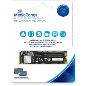 MediaRange Internal M.2 2280 solid state drive, NVMe PCIe 3.1 x4 20 Gb/s, 256GB, black (MR1031).( 3 άτοκες δόσεις.)