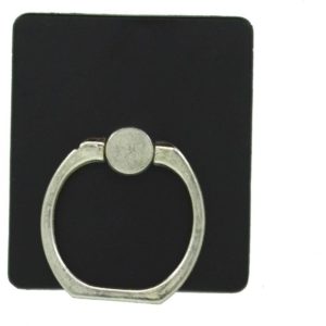 Βάση Στήριξης Δαχτυλίδι 360° Rotating Ring Ακρυλικό για Κινητά Τηλέφωνα Μαύρο 3.5 x 4 cm.
