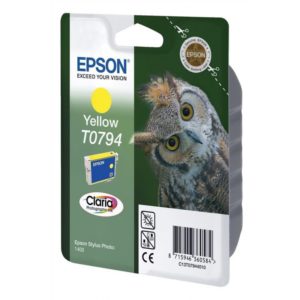 Ink Epson T0794 C13T07944020 Claria Yellow - 11ml - 715Pgs. C13T07944010.