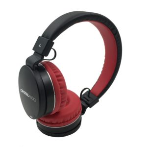 CRYSTAL AUDIO OE-01-KR BLACK-RED OVER-EAR HEADPHONES OE-01-KR