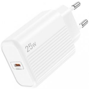 LAMTECH FAST CHARGER TYPE-C PD25W WHITE LAM112693