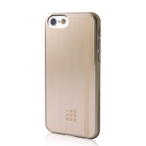 Moleskine Θήκη Brushed Metal για iPhone Plus (7/8) - Χρυσό