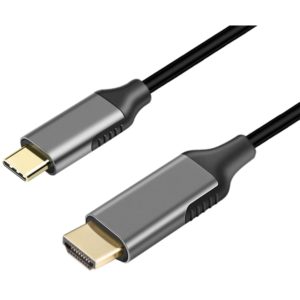POWERTECH καλώδιο USB-C σε HDMI PTH-074, 8K, 1.8m, μαύρο PTH-074.