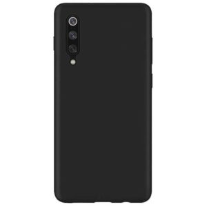 Θηκη Liquid Silicone για Xiaomi Mi 9 Μαυρη. (0009095175)