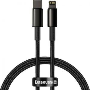 Baseus Type-C - Lightning Tungsten Gold Fast charging cable PD 20W 1m Black (CATLWJ-01) (BASCATLWJ-01).