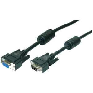 Cable VGA M/F Bulk Black 15m Logilink CV0021