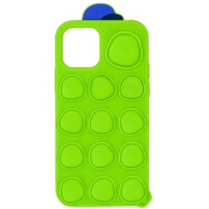 Θήκη Ancus TPU Pop It με Strap για Apple iPhone 11 Πράσινο με Σχέδιο και Κορδόνι.