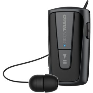 Crystal Audio R3G Retractable Bluetooth Headphones Gunmetal H15J( 3 άτοκες δόσεις.)