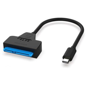 POWERTECH καλώδιο USB-C σε SATA PTH-083, 6Gbps, 2.5 & 3.5 HDD, μαύρο PTH-083.