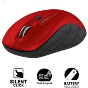 ALCATROZ BLUETOOTH 3.0/WIRELESS MOUSE DUO 3 SILENT RED AMD3SR