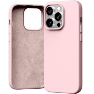 Θήκη Goospery Silicone για Apple iPhone 14 Pro Max Pink Sand.