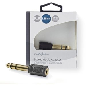 NEDIA CABW23930AT Stereo Audio Adapter 6.35 mm Male - 3.5 mm Female NEDIS.
