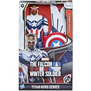Hasbro Disney Marvel The Falcon and the Winter Soldier: Titan Hero Series - Captain America (F2075).
