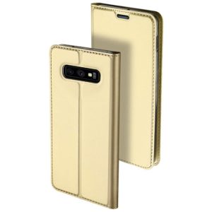 Θηκη Book DD Skin Pro Για Samsung Galaxy S10 Χρυσο Offer. (KLDSKINS10GD)