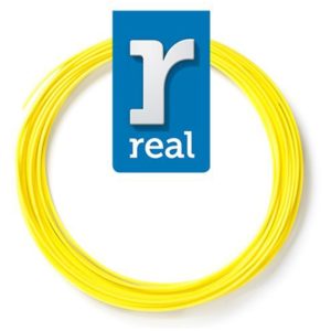REAL PLA 3D pen filament Yellow ( 10 m / 1.75 mm ) (3DPFPLAYELLOW10MM175) (REF3DPFPLAYELLOW10MM175).