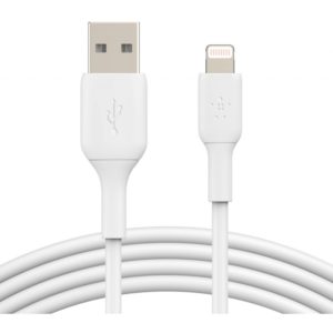Belkin Καλώδιο Φόρτισης USB-A σε Lightning 1m Λευκό CAA001bt1MW.
