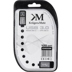Προέκταση USB 3.0 A/A M/F 1m Kruger&Matz KM0336