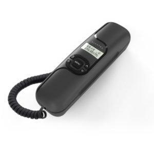 Alcatel Ενσύρματο τηλέφωνο με αναγνώριση κλήσης Γόνδολα Μαύρο T16