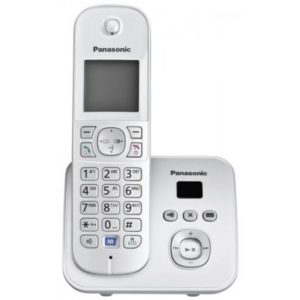 Ασύρματο Τηλέφωνο Panasonic KX-TG6821GS Pearl Silver (KX-TG6821GS) (PANKX-TG6821GS)( 3 άτοκες δόσεις.)