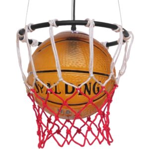 GloboStar NBA 01027 Μοντέρνο Κρεμαστό Φωτιστικό Οροφής Μονόφωτο 1 x E27 Πορτοκαλί Μεταλλικό Πλέγμα Φ32 x Y58cm.( 3 άτοκες δόσεις.)