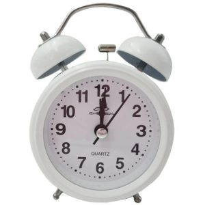 Επιτραπέζιο ρολόι-ξυπνητήρι - 8819 - 688193 - White