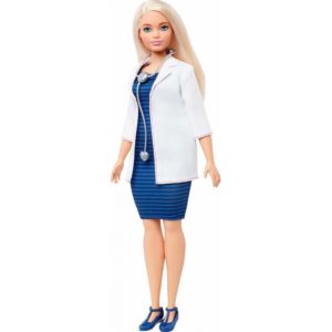 Mattel Barbie You Can be Anything - Doctor Curvy Doll (FXP00).