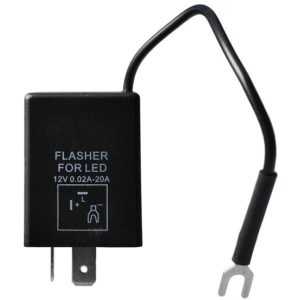 M-Tech LED FLASHER (ΦΛΑΣΙΕΡΑ) 8 ΕΠΑΦΩΝ (L+-) 30x30x30mm M-TECH - 1ΤΕΜ. .