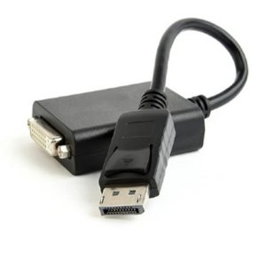 CABLEXPERT DISPLAYPORT V1.2 TO DUAL-LINK DVI ADAPTER WITH CABLE BLACK A-DPM-DVIF-03