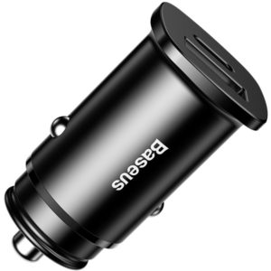 BASEUS φορτιστής αυτοκινήτου CCALL-AS01, QC4.0, 2x USB, 5A 30W, μαύρο