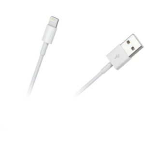 Καλώδιο USB - Lightning port (iPhone) 1m Λευκό DM-1005