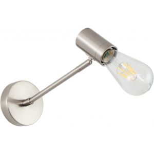 Home Lighting SE21-NM-22 ADEPT NICKEL MATT WALL LAMP Β3 77-8275( 3 άτοκες δόσεις.)