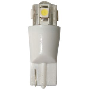Λαμπάκι LED, 12V, T10, W2.1X9.2D, ψυχρό λευκό - 4SMDs+1LED, 9,2x29,5mm (71229).